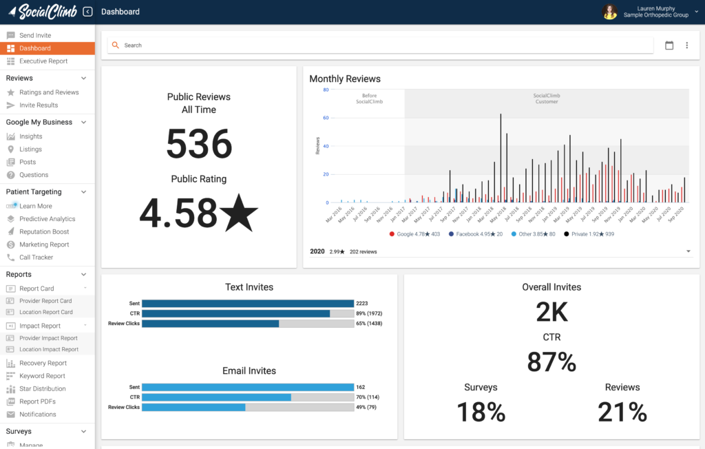 SocialClimb platform