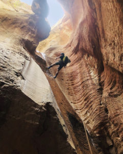 canyoneering guide 150 foot drop